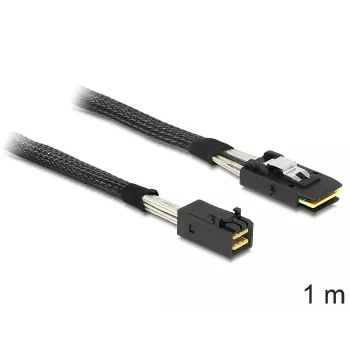 SAS Cable DeLOCK 83389 1m Black
