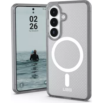 UAG Urban Armor Gear Dot Case with Magnet Module | Samsung Galaxy S26 | true ice (transparent)/ash (grey) | 214549114331 (214549114331)