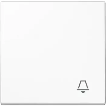 Wall switch JUNG LS 990 K WW — modular rocker design, white glossy finish