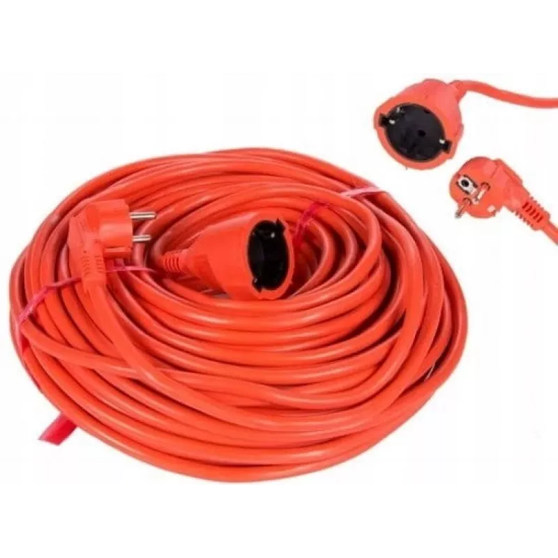 VERTEX PZO20M Retractable extension cable 20 m 3x2,5 mm Orange