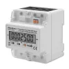 Three-phase electronic energy meter QOLTEC 50900 400V LCD 4P