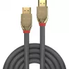 Lindy 5m Ultra High Speed HDMI Cable, Gold Line, 5 m, HDMI Type A (Standard), HDMI Type A (Standard), Grey
