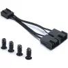 Fractal Design Venturi HP-12 PWM 120mm Case Fan - Black