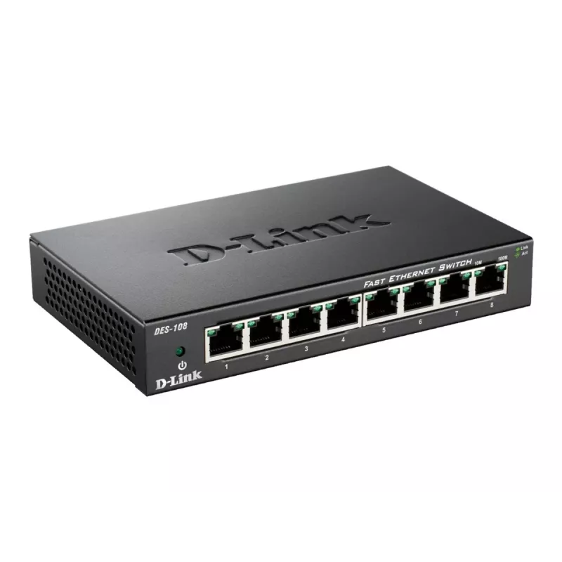 D-Link DES-108 Black