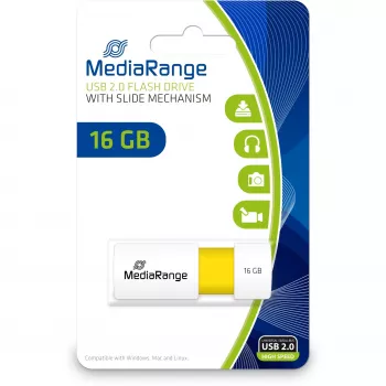 USB flash drive MediaRange 16 GB USB Type-A 2.0 MR972