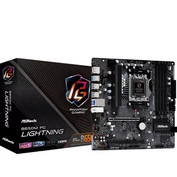 ASRock B650M PG Lightning AM5 Micro-ATX Motherboard