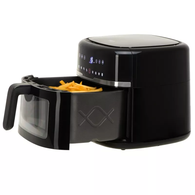 Adler AD 6318 Air Fryer, 8 L, 2500 W, LCD display, 9 programs, Black