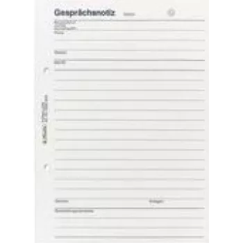 Notepad HERLITZ A5, 50 sheets, perforated, 3 pieces