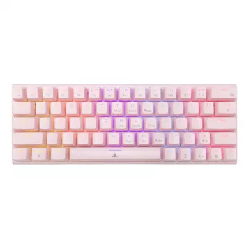 Mechanical Gaming Keyboard White Shark Wakizashi GK-002421V2 Pink US-Blue layout