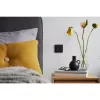 Light switch Senic Friends of Hue Polycarbonate PC Black — wireless lever control, 81×81×17 mm