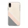 Smartphone case man and wood for iPhone XR — pink suit with black accents