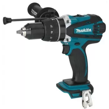 Makita DHP458Z drill Keyless 2000 RPM Black,Blue 2.3 kg