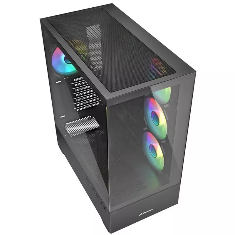 PC Case Sharkoon AK6 RGB, ATX, Black