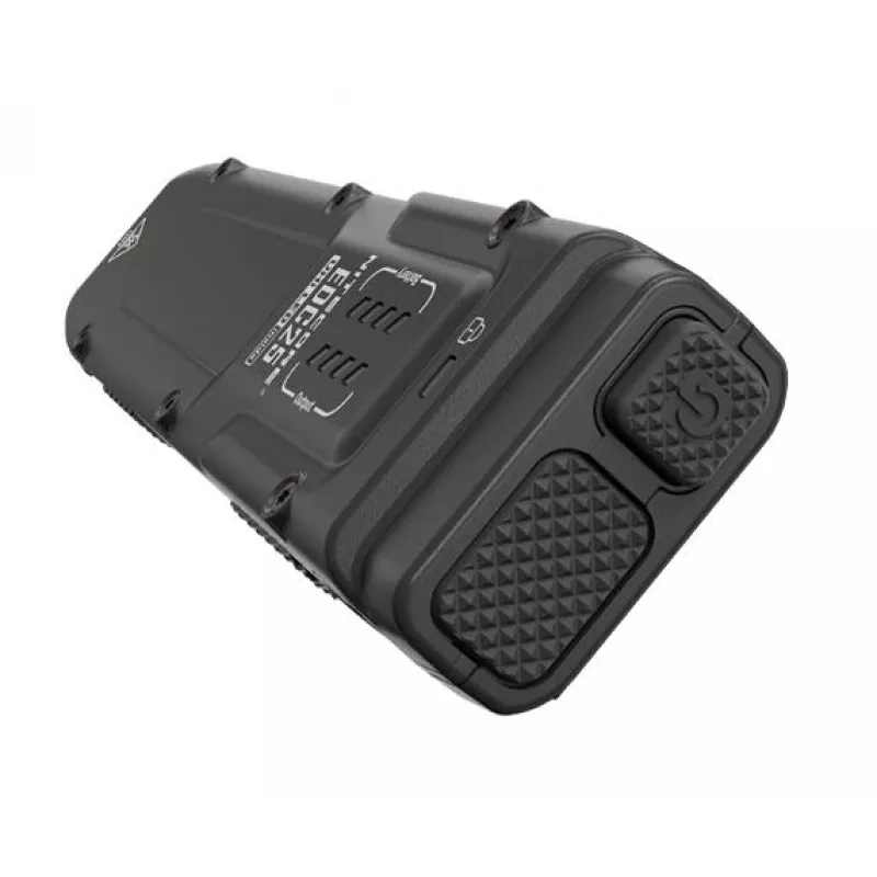Tactical flashlight Nitecore EDC25 — dual-LED, 15 lm, aluminium body, USB-rechargeable, IP54, shockproof, black