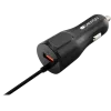 CANYON car charger C-033 2.4A/USB-A built-in Lightning Black