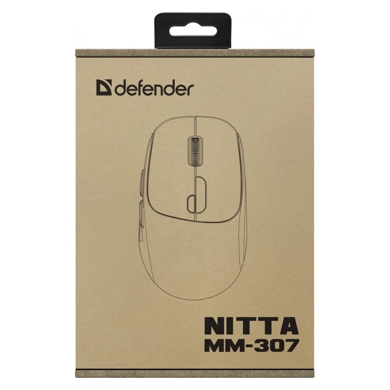 Mouse Defender NITTA MM-307 RF+BT OPTIC 1600dpi 6P WHITE