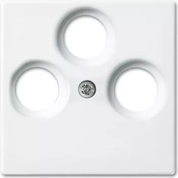 Wall plate / switch cover Busch-Jaeger 1724-0-4335 White for Busch-balance SI
