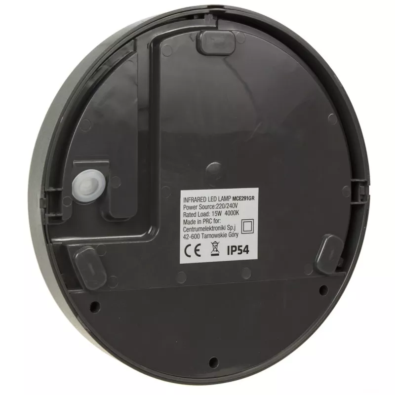 LED 15W Lamp with Infrared Motion Sensor MACLEAN MCE291 GR
