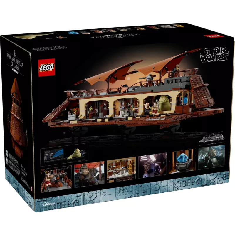 LEGO Star Wars set Jabba's Barge 75397 — 3943 pieces, 11 minifigures, age 18+