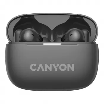 Canyon CNS-TWS10BK Headphones and Headset True Wireless Stereo (TWS) In-Ear calls/music/Sport/everyday use USB Type-C Bluetooth Black (CNS-TWS10BK)