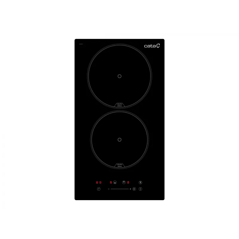 CATA | Hob | ISB 3102 BK | Induction | Number of burners/cooking zones 2 | Slider | Timer | Black
