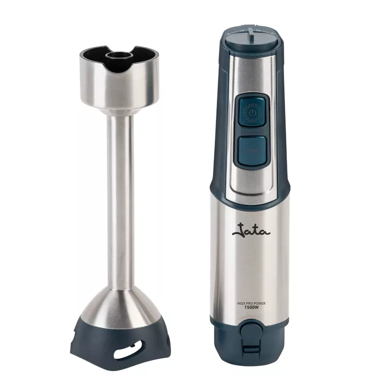Immersion blender Jata JEBT1854 — 1500 W, up to 14,500 RPM, stainless steel blades, dark blue