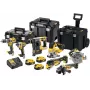 Cordless power tool set DeWalt DCK755P3T — 14-piece kit with Lithium‑Ion batteries