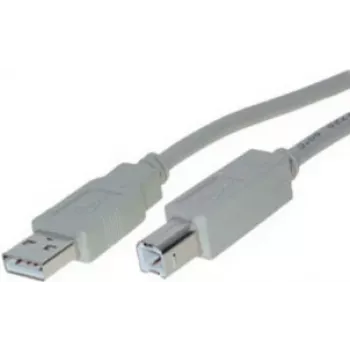 USB Cable ShiverPeaks BS77025 5m USB 2.0 A to B Grey