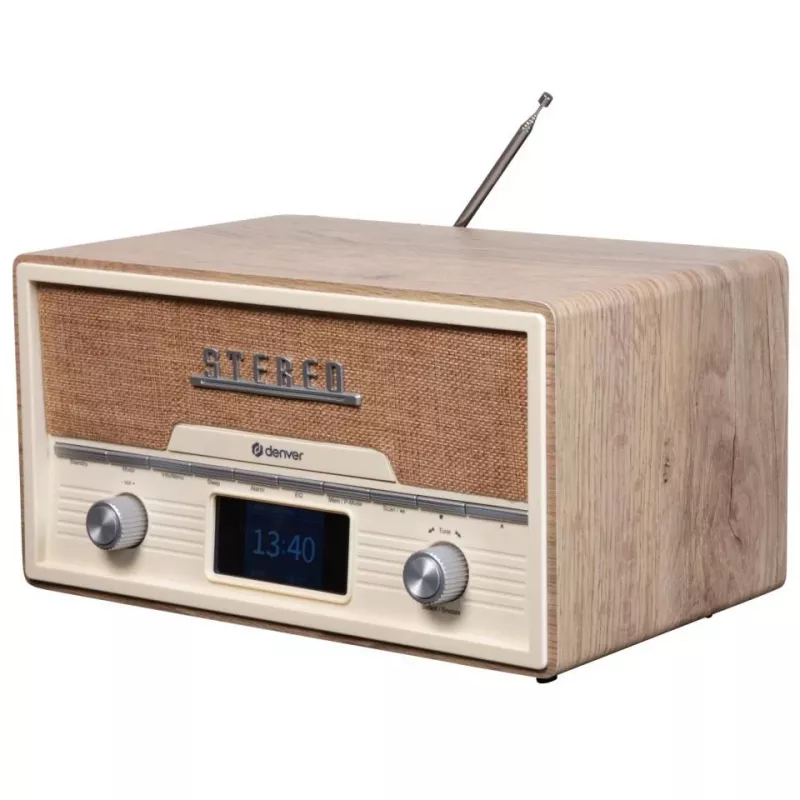 Personal CD player Denver MDA-525LW Wood 10W DAB+ FM
