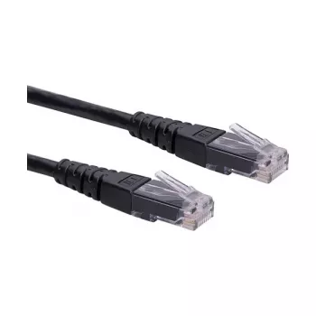 ROLINE Patch Cable Cat.6 Class E UTP black 0,3m