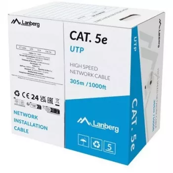 Lanberg LCU5-15CC-0305-S networking cable Grey 305 m Cat.5/Cat.5e U/UTP (UTP)