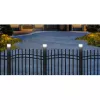 GB128 LED solar lamp fence post garden light, Black - Green Blue