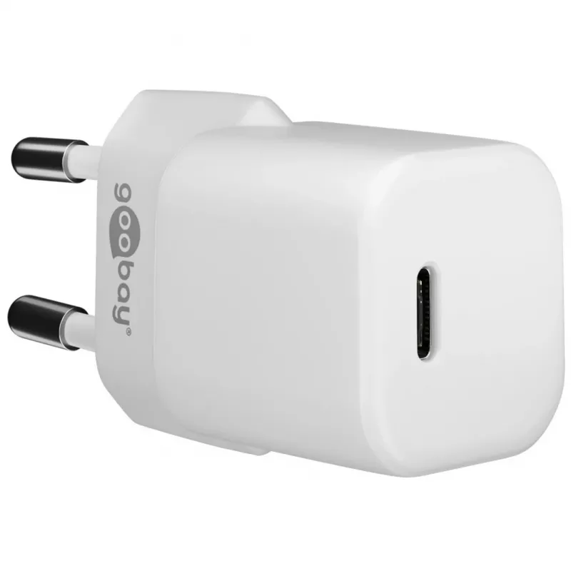 Apple Lightning / USB-C PD charging set 30 Watt, Charger White, 1 Meter Cable, PD
