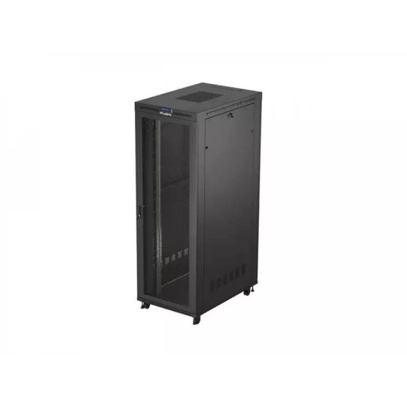 Rack cabinet LANBERG FF01-8247-23BL 47U freestanding rack, 2343×800×1200 mm, IP20, 165 kg, 1200 kg load