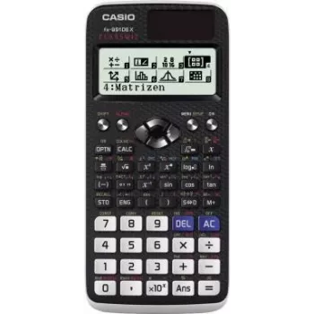 Casio FX-991DE X - Desktop - Scientific Calculator - Battery/Solar - Black