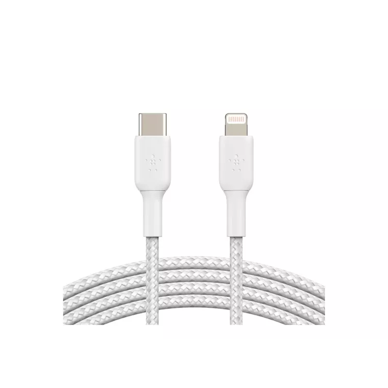 Lightning Cable Belkin CAA004BT2MWH 2m White
