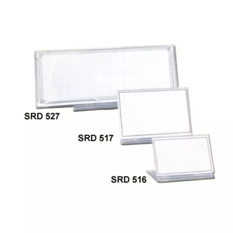 Table card Nenurodyta SRD-527/EOL 200 x 80 mm — table sign, blank