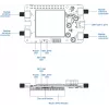 Network module TELTONIKA Calyx 5G EBD050 for Raspberry Pi 5, 5 V input, 56 × 100.8 × 23.1 mm
