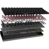Deltaco GAM-100-DE - 65% - USB + Bluetooth - mechanical switch - QWERTZ - RGB-LED - Black