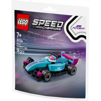 30734 Speed Champions F1 ACADEMY Mini-Auto, Construction Toy Polybag