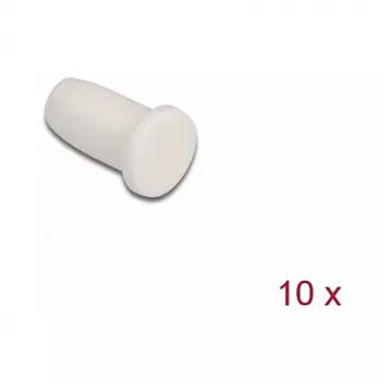 Fiber optic dust cap DeLOCK 86846 10 pieces white