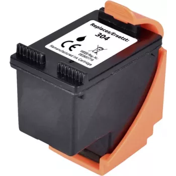 Renkforce Ink replaces HP 304 (N9K06AE) compatible Black RF-I-HP304BK RF-5655890 (RF-5655890)