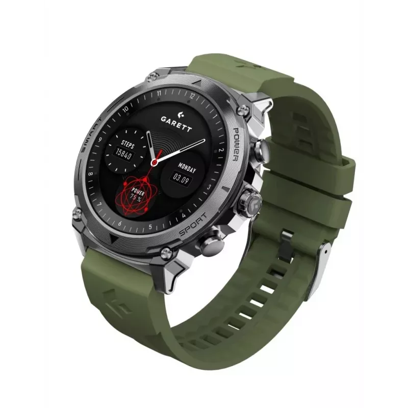 Smartwatch Garett Atom Silver Steel