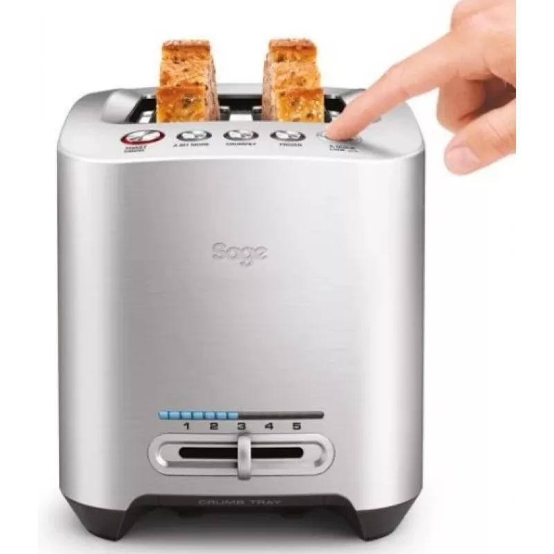 Sage the Smart Toast 5 2 slice(s) Silver