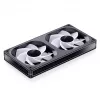 Jonsbo ZB-240BR 120mm Reverse Blade ARGB PWM 2-Pack Case Fans - Black
