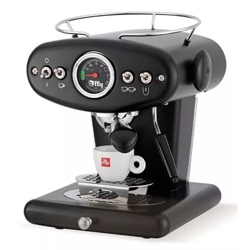 illy X1 Anniversary Machine for Ground Coffee and E.S.E. Pads (black)