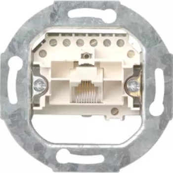 GIRA 017900 Socket Outlet RJ-11 Beige - Stainless Steel (017900)