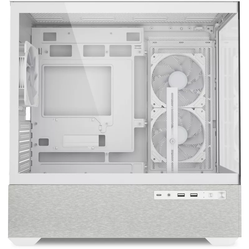 Sharkoon MK7 ARGB mATX Case 2xGlass White