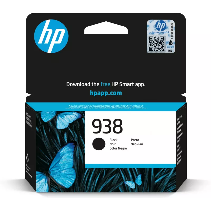 Cartridge HP Ink 4S6X8PE 938 Black