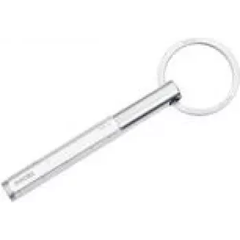 Key ring TROIKA KYP20/SI Silver Aluminium 30x8x96mm